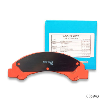 New WBC Brake Pad, Ceramic, D1211, D1248, D1260, 41060-5V285, for Nissan X-Trail