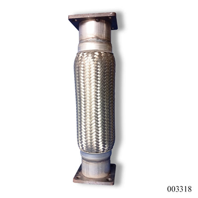 WPR Exhaust Pipe, 3"x15", 2-Layer Flange, No Inner Braid