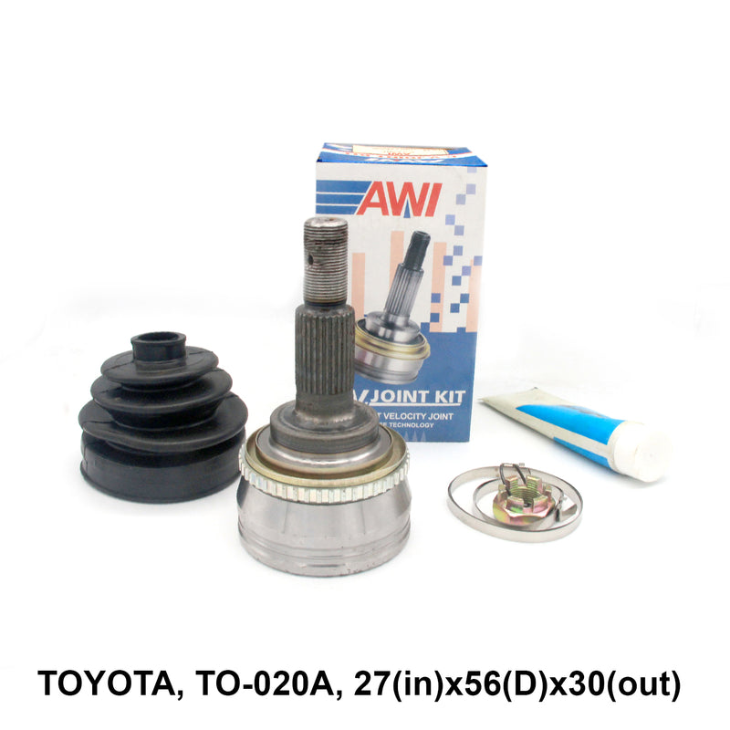 CV Joint, AWI, TO-020A, 27(in)x56(D)x30(out) (007931) -Win Store