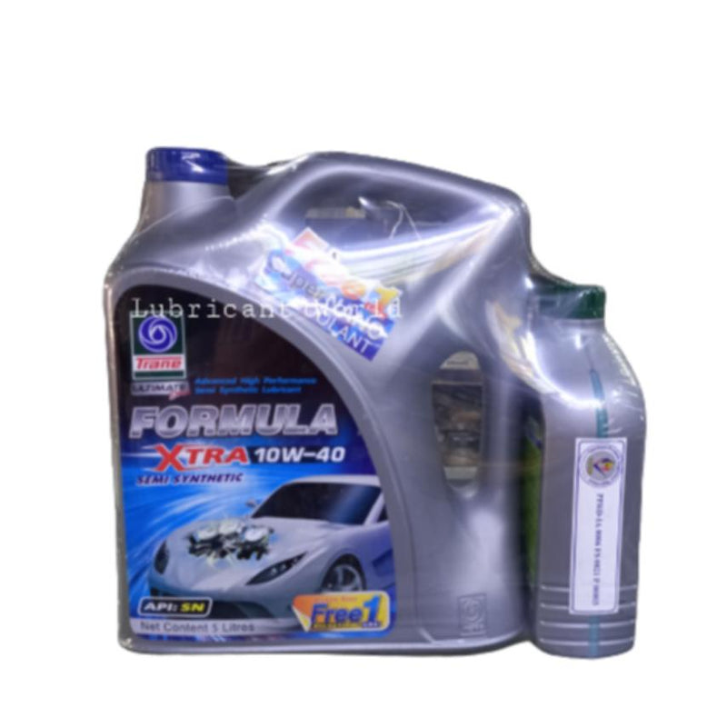 TRANE Engine Oil FORMULA EXTRA SAE 10W40 SEMI SYNTHETIC SN/CF 5 Li