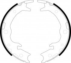 NIBK, Brake Shoes, 43154-SX0-003, FN0570, ACURA