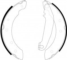 NIBK, Brake Shoes, 361848B, FN0530, BENDIX EUR