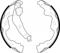 NIBK, Brake Shoes, 4241N2, FN2386, CITROEN