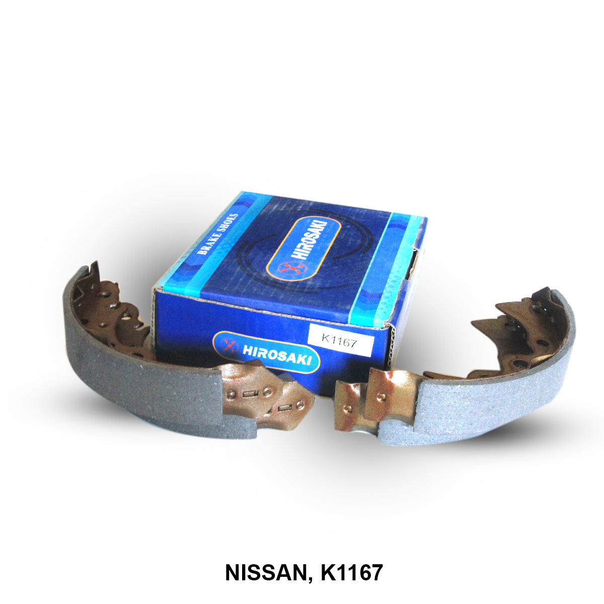 HIROSAKI Brake Shoes, 44060-25Y25, K1167 (SEMI-METALLIC)