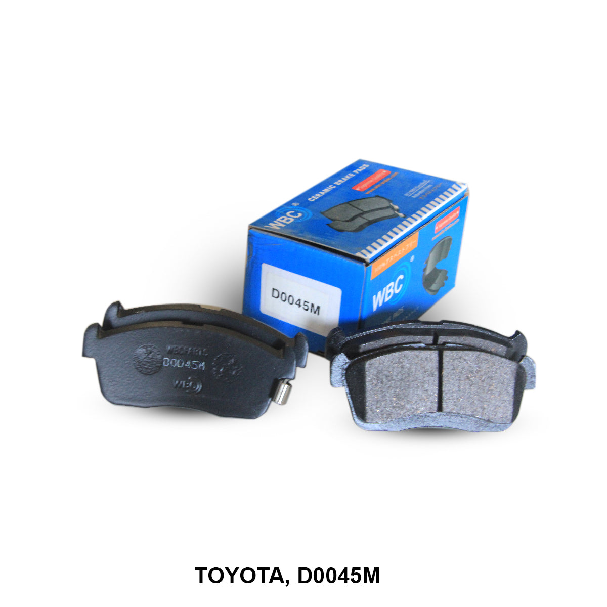 WBC Brake Pad Semi-Metallic, D0045, 04465-B1050, for Toyota Corolla