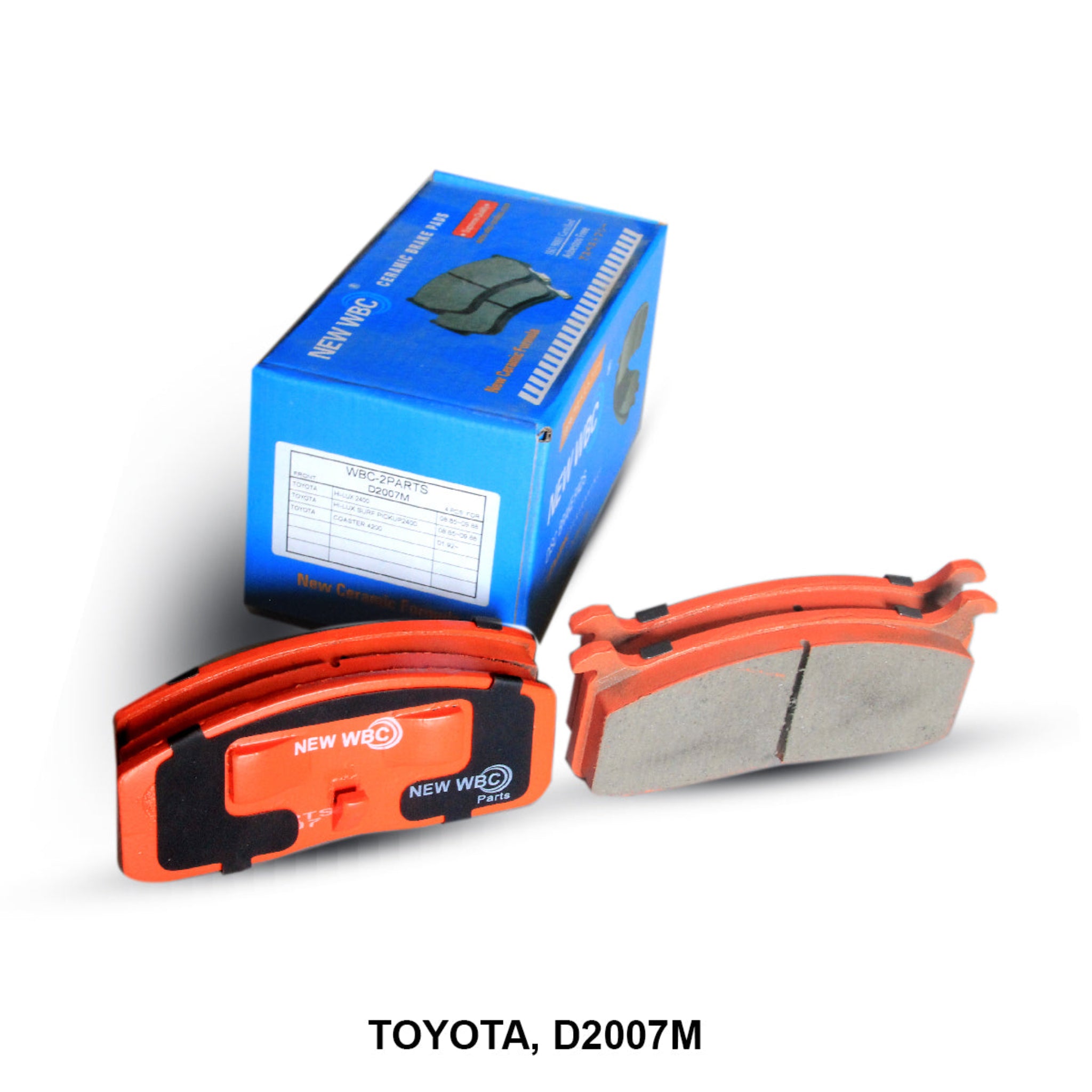 New WBC Brake Pad Ceramic D2007 04491-35020 for Toyota Hilux