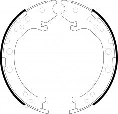 NIBK, Brake Shoes, 43053-S9A-E50, FN8003, HONDA