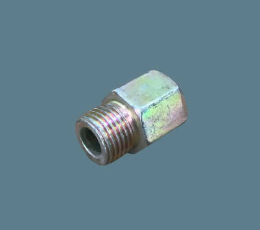 WPR, Hex Reducer Bushing, 3/8 NPT Female, 1/2 NPT Male - Inner: 15.2mm, Outer: 18.3 mm